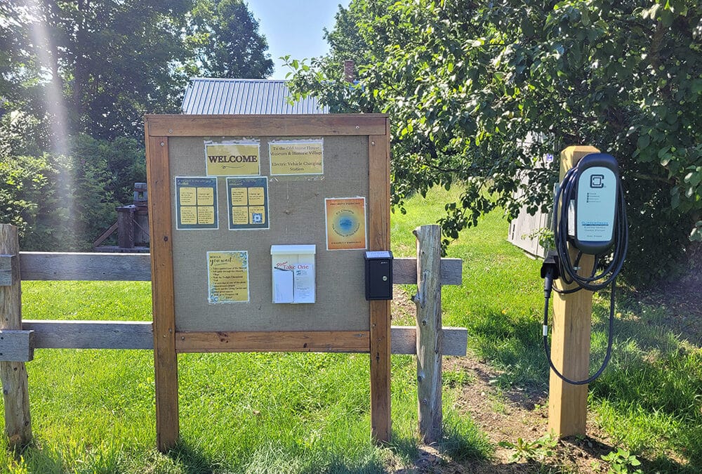 Electric Vehicle Charging at the Old Stone House Museum & Historic Village