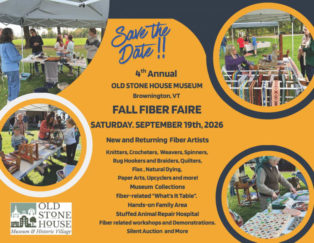 Save the Date Flyer for Fall Fiber Faire