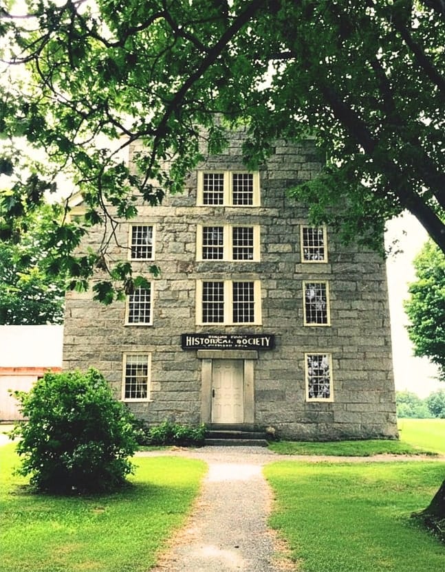 Front of Old Stone House