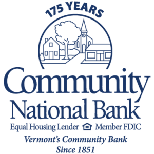 Community National Bank Logo 2026 175 years - Equal Housing Lender, Member FDIC