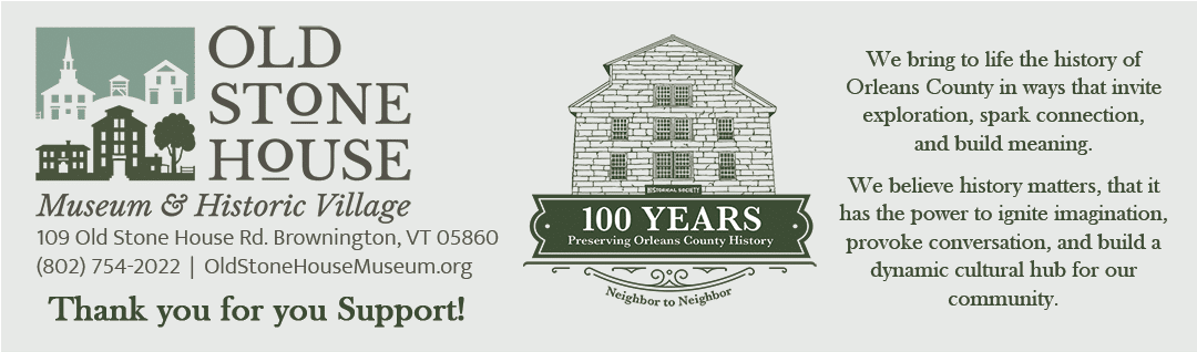 Thank you for your support! Banner with logo and mission statement